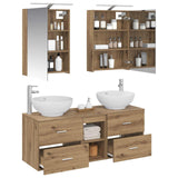 Bathroom Furniture Set 5 pcs Artisan Oak 3406958