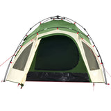 ZNTS Camping Tent Dome 3-Person Green Quick Release 4004222