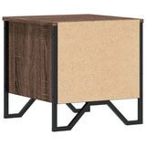 Bedside Cabinets 2 pcs Brown Oak 40x41x40 cm Engineered Wood 848513