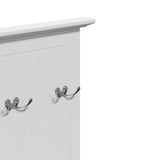 Kitchen Trolley BODO White and Brown 72x45x80 cm 4016876