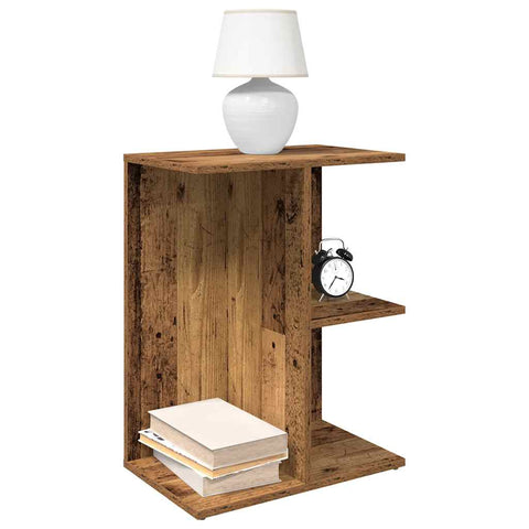 ZNTS Bedside Tables 2 pcs Old Wood 46.5x29x61 cm Engineered Wood 858665