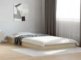 Floor Bed Frame Sonoma Oak 80 x 200 cm Engineered Wood 8009076