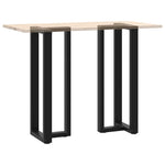 ZNTS Bar Table Legs T-Shaped 2 pcs Black 40x35x cm Steel 4013096