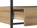 Console Table Artisan Oak 75 x 40 x 75 cm Engineered Wood 862937