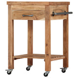 Kitchen Trolley 58x58x89 cm Solid Acacia Wood 282752