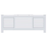 MDF Radiator Cover White 205 cm 325551
