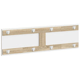 Wall-Mounted Headboard DELFT Sonoma Oak Engineered Wood 897157