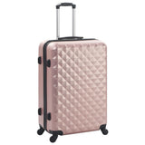 Hardcase Trolley Set 3 pcs Rose Gold ABS 91888