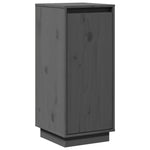 Sideboards 2 pcs Grey 31.5x34x75 cm Solid Wood Pine 813355