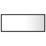 LED Bathroom Mirror Black 100x8.5x37 cm Acrylic 804941