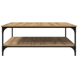 Coffee Table Artisan oak 100 x 100 x 40 cm Engineered Wood 883501