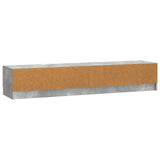 TV Cabinet Concrete Grey 147 x 34.5 x 27 cm Engineered Wood 895858