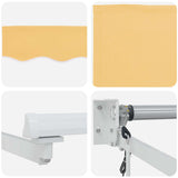 Solar Electric Awning 3.5 x 2.5 m Sand 100% Polyester 3425977
