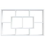 ZNTS Wall Shelf High Gloss White 85x16x52.5 cm Engineered Wood 801424