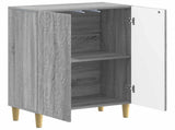 Bathroom Storage Cainet DELFT Grey Sonoma 59.5 x 31 x 80 cm 897061