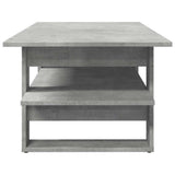 Coffee Table Concrete Grey 102x55x42 cm Engineered Wood 823265