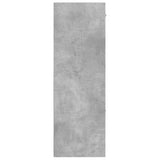 Storage Cabinet Concrete Grey Engineered Wood Medium 801138