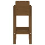 Garden Planter Honey Brown 62x30x69 cm Solid Wood Pine 825236