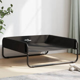 Elevated Dog Bed Anthracite Oxford Fabric and Steel 172602