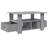 Coffee Table Grey Sonoma 77 x 55 x 42 cm Engineered Wood 8000417