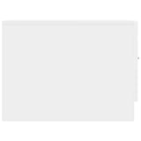 Coffee Table High Gloss White 49 x 50 x 37 cm Engineered Wood 895889