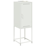 Highboard White 36x39x107 cm Steel 846535