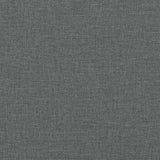 Daybed with Trundle and Mattresses Dark Grey 90x190 cm Fabric 3196650
