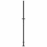Garden Gate Anthracite 100x200 cm Steel Square Design 153195