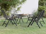 Garden Dining Set Anthracite Expanded metal mesh with e-coating 3084722