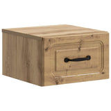 Wall-Mounted Bedside Cabinet 2 pcs Artisan Oak Engineered Wood 899294