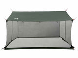 Camping Tarp with Mesh Walls Army Green 270 x 210 x 210 cm 42028570