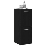 Bathroom Cabinet Black Oak 30 x 30 x 80 cm Engineered Wood 862531