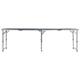 Folding Beer Pong Table 240 cm Black 48188