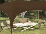Pop-up Party Tent 575 x 288 x 245 cm Taupe Oxford Fabric 42019883