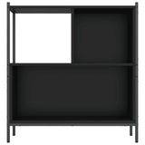 Bookcase Black 72x28x77,5 cm Engineered Wood 838878
