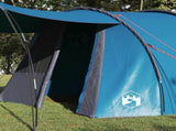 Tunnel Tent 4-Person with Roof Blue and Grey 740 x 370 x 220 cm 42004036