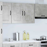 Kitchen Wall Cabinet Kalmar Concrete Grey Engineered Wood 853591