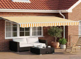 Manual Awning Frame with LEDs Yellow and White 3.5 x 2.5 m 3420593