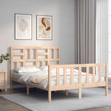 Bed Frame without Mattress 140x190 cm Solid Wood Pine 3193056