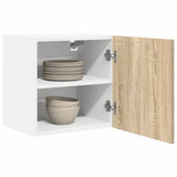 Hanging Cabinet Riga 2 pcs Sonoma Oak and White 40 x 31 x 40 cm 884135