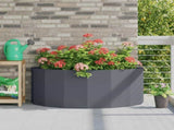 Planter Anthracite 120 x 60 x 50 cm Steel 883705
