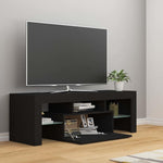 TV Cabinet with LED Lights Black 120x35x40 cm 804347