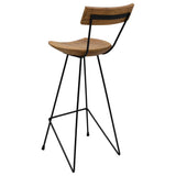 Bar Stools 2 pcs Solid Teak Wood 285205