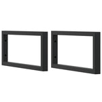 Basin Shelf Wall Mounted Steel and Solid Wood Acacia 3302793