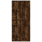 Wardrobe Smoked Oak 90x50x200 cm Engineered Wood 815354