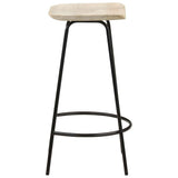 Bar Stools 2 pcs Solid Mango Wood 320647