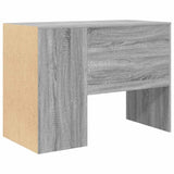 Desk with Shelf Grey Sonoma 102 x 50 x 75 cm Engineered Wood 869543
