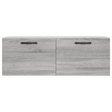 Wall Cabinet Grey Sonoma 100x36,5x35 cm Engineered Wood 830130