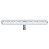 Shower Drain Line Design with 360&deg Siphon Silver 90 cm 42015983