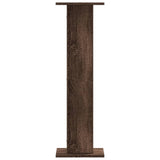 Plant Stands 2 pcs Brown Oak 30x30x95 cm Engineered Wood 3307879